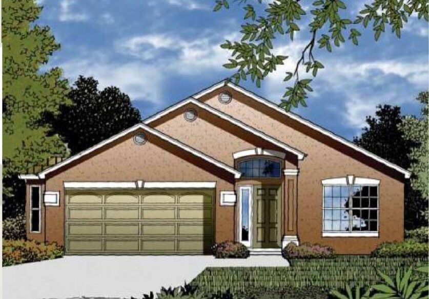 Floor plan of a 1528 Sqft home with 3 bedrooms and 2 bathrooms